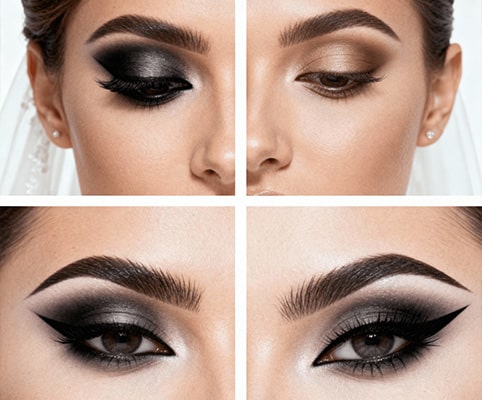 نحوه آرایش اسموکی و هماهنگی با فرم چشم