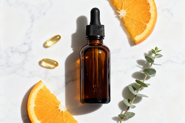 پوست روشن با ویتامین c