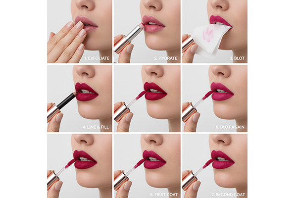 تکنیک افزایش ماندگاری رژ لب