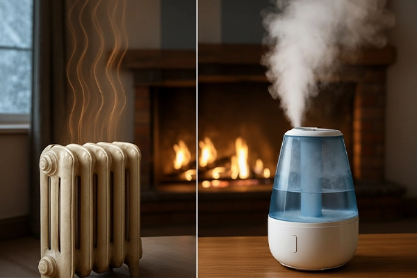 تاثیر گرمای بخاری بر روی پوست