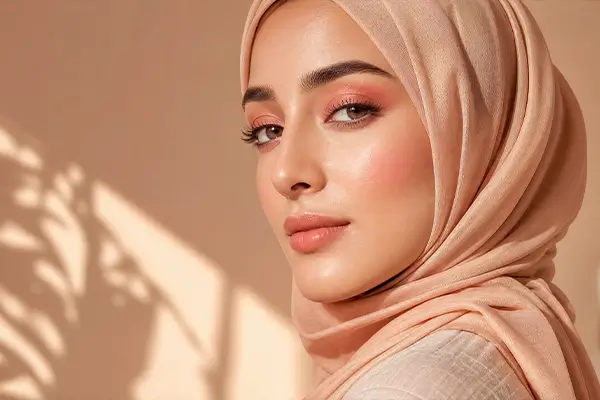میکاپ تناژ هلویی